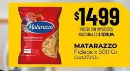 Diarco Matarazzo - fideos x 500 gr. cód:27203 oferta