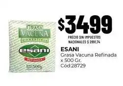 Diarco Grasa vacuna refinada x 500 gr. cód:28729 oferta