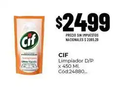 Diarco Cif - limpiador d/p x 450 ml. cód:24880 oferta