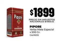 Diarco Pipore - yerba mate especial x 500 gr. cód:18205 oferta