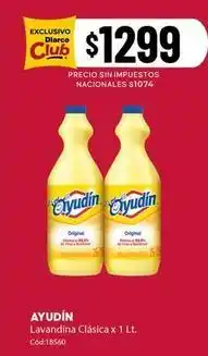 Diarco Lavandina clásica x 1 lt oferta