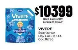 Diarco Vivere - suavizante doy pack x 3 lt. cód:16786 oferta