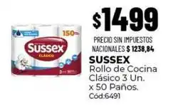 Diarco Sussex - rollo de cocina cl uevo sico 3 un. x 50 pa uevo os. c uevo od:6491 oferta