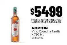 Diarco Norton - vino cosecha tardía x 750 ml. cód:45408 oferta