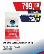 Maxiconsumo Dos estrellas - sal dos estrel gruesa oferta