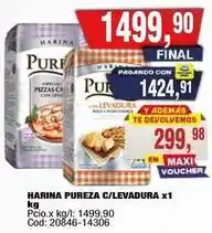 Maxiconsumo Pureza - harina pureza c/levadura x1 kg oferta