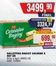 Maxiconsumo Bagley - galletitas bagley salvado x 507 gr oferta
