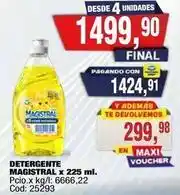 Maxiconsumo Magistral - detergente magistral oferta