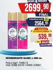 Maxiconsumo Glade - desodorante oferta