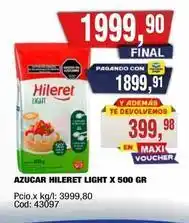 Maxiconsumo Hileret - azucar light x 500 gr oferta