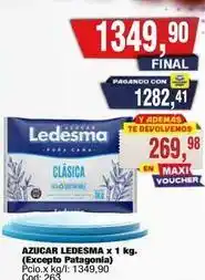 Maxiconsumo Ledesma - azucar clasica oferta