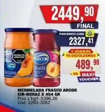 Maxiconsumo Arcor - mermelada frasco arcor cir-duraz x 454 gr oferta
