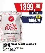 Maxiconsumo Dánica - grasa flora danica vacuna x 500 gr oferta