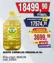 Maxiconsumo Cañuelas - aceite girasol oferta