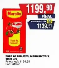 Maxiconsumo Marolio - pure de tomates oferta