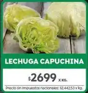 Jumbo Lechuga capuchina oferta