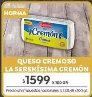 Jumbo La serenísima - queso cremoso oferta