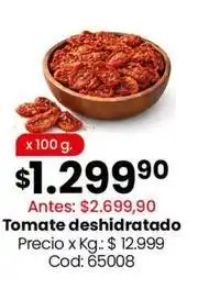 Coto Tomate deshidratado oferta
