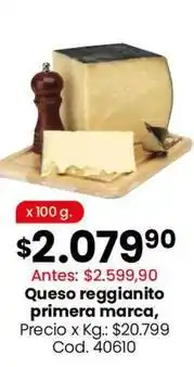 Coto Queso reggianito primera marca, cod. 40610 oferta