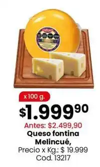 Coto Queso fontina oferta