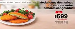 Coto Medallones de merluza rebozados varios sabores congelados oferta
