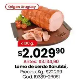 Coto Origen - lomo de cerdo oferta