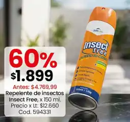 Coto Repelente de insectos insect free oferta