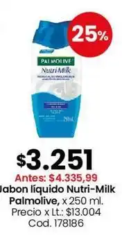 Coto Palmolive - jabon líquido nutri-milk oferta