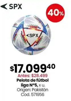 Coto Origen - pelota de fútbol liga n°5, x u. cod. 571956 oferta
