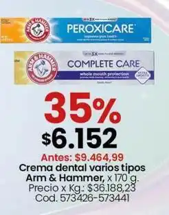 Coto Crema dental varios tipos oferta
