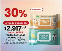 Coto Toallas húmedas toddler, 48 u. cod. 603678-603677 oferta