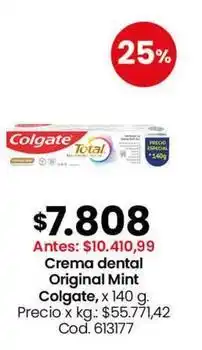 Coto Colgate - crema dental original mint oferta
