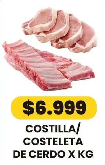 Costilla/ Costeleta de cerdo