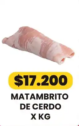 Autoservicio Capo Matambrito de cerdo oferta