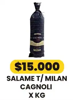 Autoservicio Capo Cagnoli salame t/ milan oferta