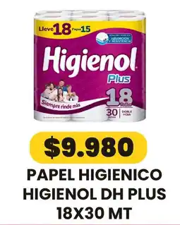 Autoservicio Capo Higienol papel higienico dh plus oferta