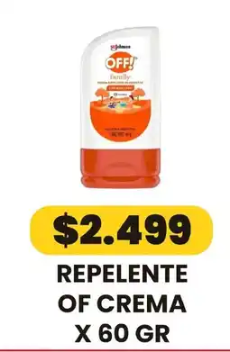 Autoservicio Capo Off repelente de insectos crema oferta