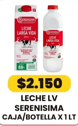Autoservicio Capo Serenisima leche larga vida oferta