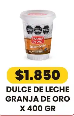 Autoservicio Capo Granja de oro dulce de leche oferta