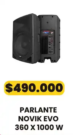 Autoservicio Capo Novik parlante evo oferta