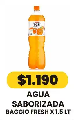 Autoservicio Capo Baggio agua saborizada fresh oferta
