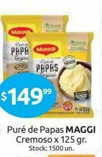 Cordiez Puré De Papas Maggi Cremoso oferta