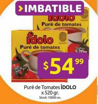 Puré De Tomates Idolo