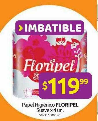 Cordiez Papel Higiénico Floripel Suave oferta