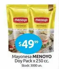 Cordiez Mayonese Menoyo Doy Pack oferta