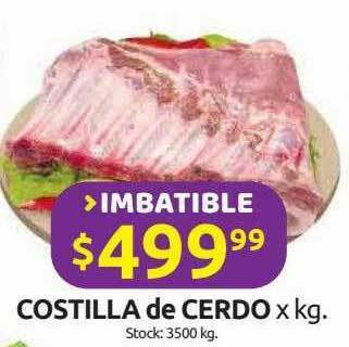Cordiez Costilla De Cerdo oferta