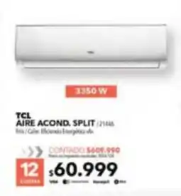 Nexon Tcl aire acond. split /21446 oferta