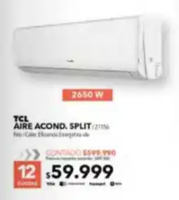 Nexon Tcl aire acond. split oferta