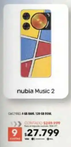 Nexon nubia Music 2 oferta