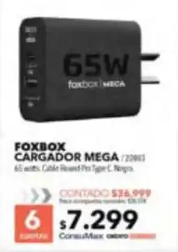 Nexon Foxbox cargador mega oferta